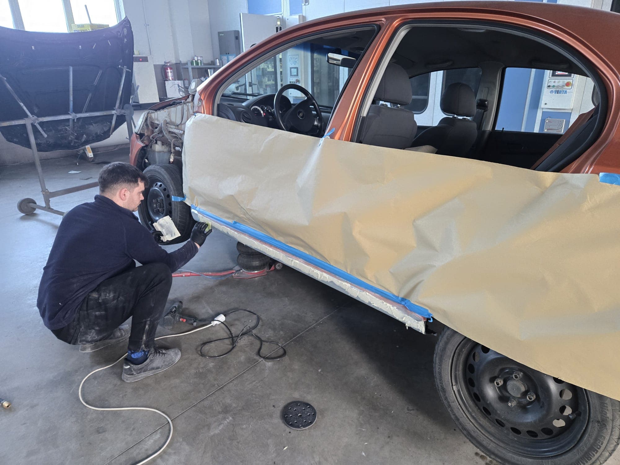 Reparații prag auto Sibiu — tinichigerie Dr. Auto